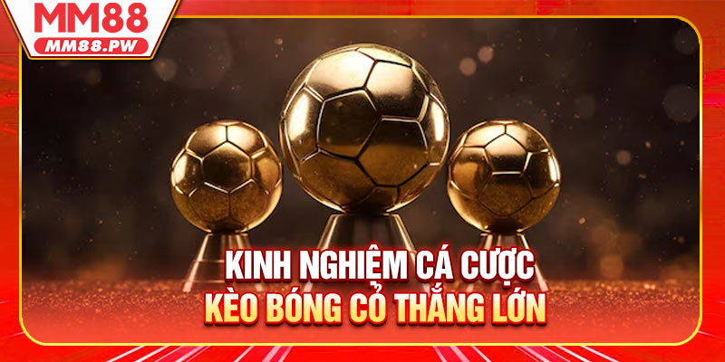 Kinh nghiệm cá cược kèo bóng cỏ thắng lớn  
